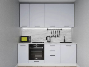 Кухонный гарнитур Смоки-2200 МДФ столешница 26 мм в Тюмени - mebel-tymen.ru | фото