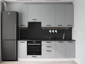 Кухонный гарнитур Смоки-2400 (верх 950мм) МДФ столешница 38 мм в Тюмени - mebel-tymen.ru | фото