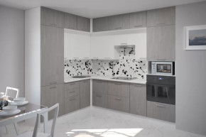 Кухонный гарнитур Терция гранд прайм 2100х2700 мм в Тюмени - mebel-tymen.ru | фото