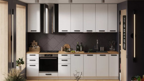 Кухонный гарнитур «Тиана» №11 Белый, Белый супермат в Тюмени - mebel-tymen.ru | фото