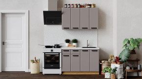 Кухонный гарнитур «Тиана» длиной 120 см Дуб Крафт золотой, Мокко супермат в Тюмени - mebel-tymen.ru | фото