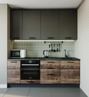 Кухонный гарнитур Трансильвания-2200 столешница 26 мм в Тюмени - mebel-tymen.ru | фото