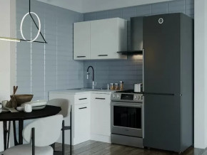 Кухонный гарнитур угловой Белый Глянец-1000х1000 МДФ столешница 38 мм в Тюмени - mebel-tymen.ru | фото