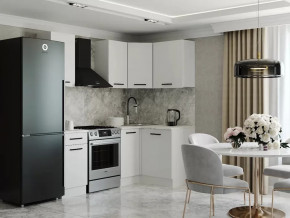 Кухонный гарнитур угловой Белый Глянец-2000х1200 МДФ столешница 38 мм в Тюмени - mebel-tymen.ru | фото