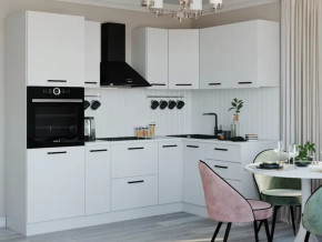 Кухонный гарнитур угловой Белый Глянец-2400х1600 МДФ столешница 38 мм в Тюмени - mebel-tymen.ru | фото