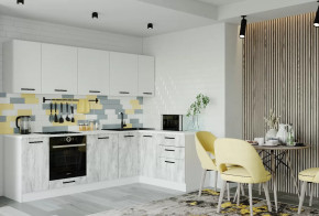 Кухонный гарнитур угловой Бланка 2600х1600 столешница 38 мм в Тюмени - mebel-tymen.ru | фото