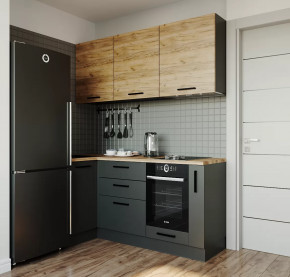 Кухонный гарнитур угловой Дели 1800х1000 столешница 38 мм в Тюмени - mebel-tymen.ru | фото