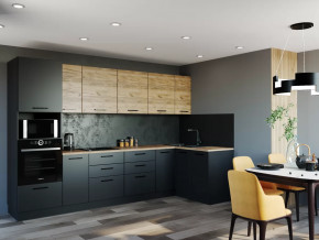 Кухонный гарнитур угловой Дели 3200x1400 столешница 26 мм в Тюмени - mebel-tymen.ru | фото