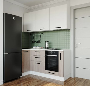 Кухонный гарнитур угловой Демо 1800х1000 столешница 26 мм в Тюмени - mebel-tymen.ru | фото