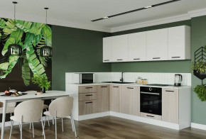 Кухонный гарнитур угловой Демо 2600х1600 столешница 38 мм в Тюмени - mebel-tymen.ru | фото