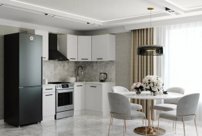 Кухонный гарнитур угловой Жемчуг 2000х1200 столешница 26 мм в Тюмени - mebel-tymen.ru | фото