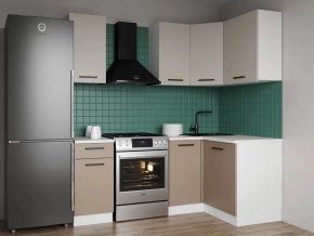 Кухонный гарнитур угловой Каппучино-2000х1200 МДФ столешница 26 мм в Тюмени - mebel-tymen.ru | фото