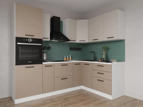 Кухонный гарнитур угловой Каппучино-2400х1600 МДФ столешница 26 мм в Тюмени - mebel-tymen.ru | фото