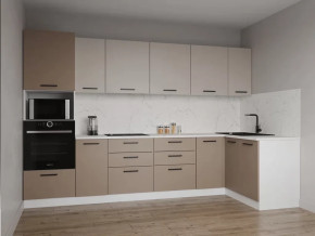 Кухонный гарнитур угловой Каппучино-3200х1400 МДФ столешница 38 мм в Тюмени - mebel-tymen.ru | фото