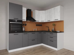 Кухонный гарнитур угловой Санторини-2400х1600 МДФ столешница 38 мм в Тюмени - mebel-tymen.ru | фото