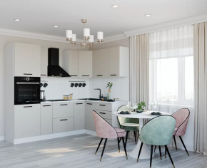 Кухонный гарнитур угловой Шампань 2400x1600 столешница 26 мм в Тюмени - mebel-tymen.ru | фото