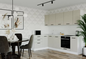 Кухонный гарнитур угловой Шампань 2600х1600 столешница 26 мм в Тюмени - mebel-tymen.ru | фото