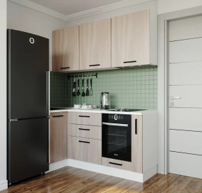 Кухонный гарнитур угловой Шимо 1800х1000 МДФ столешница 38 мм в Тюмени - mebel-tymen.ru | фото