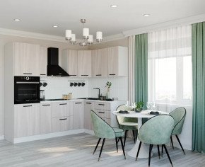 Кухонный гарнитур угловой Шимо 2400x1600 МДФ столешница 38 мм в Тюмени - mebel-tymen.ru | фото