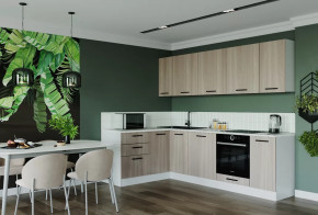 Кухонный гарнитур угловой Шимо 2600х1600 МДФ столешница 38 мм в Тюмени - mebel-tymen.ru | фото