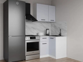 Кухонный гарнитур угловой Смоки-1000х1000 МДФ столешница 38 мм в Тюмени - mebel-tymen.ru | фото