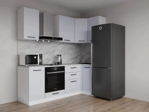 Кухонный гарнитур угловой Смоки-2200х1000 МДФ столешница 38 мм в Тюмени - mebel-tymen.ru | фото