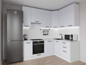 Кухонный гарнитур угловой Смоки-2200х1600 МДФ столешница 38 мм в Тюмени - mebel-tymen.ru | фото