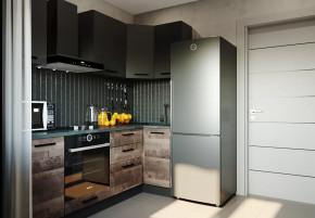 Кухонный гарнитур угловой Трансильвания 2200х1000 столешница 26 мм в Тюмени - mebel-tymen.ru | фото