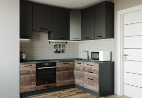 Кухонный гарнитур угловой Трансильвания 2200х1600 столешница 38 мм в Тюмени - mebel-tymen.ru | фото