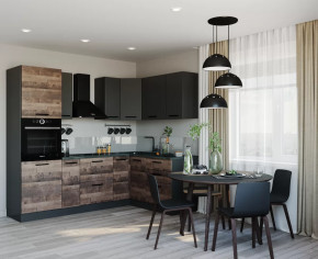 Кухонный гарнитур угловой Трансильвания 2400x1600 столешница 26 мм в Тюмени - mebel-tymen.ru | фото