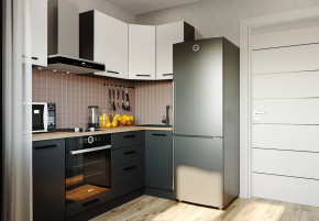 Кухонный гарнитур угловой Вегас 2200х1000 столешница 26 мм в Тюмени - mebel-tymen.ru | фото