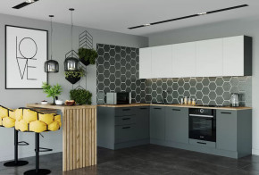 Кухонный гарнитур угловой Вегас 2600х1600 столешница 38 мм в Тюмени - mebel-tymen.ru | фото