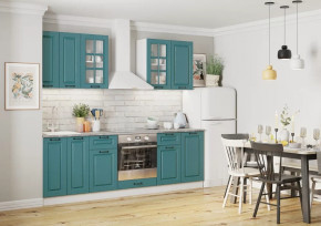 Кухонный гарнитур Вегас Аквамарин 2400 мм в Тюмени - mebel-tymen.ru | фото