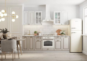 Кухонный гарнитур Вегас Альберо беж 2400 мм в Тюмени - mebel-tymen.ru | фото