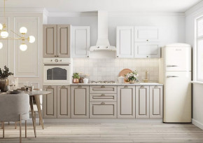 Кухонный гарнитур Вегас Альберо беж 2600 мм в Тюмени - mebel-tymen.ru | фото