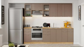 Кухонный гарнитур «Весна» №1 Дуб крафт золотой/Кофе с молоком в Тюмени - mebel-tymen.ru | фото