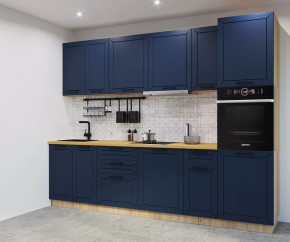 Кухонный прямой гарнитур арт.4, 3000 мм, Океания/Кристалл в Тюмени - mebel-tymen.ru | фото