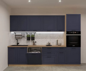 Кухонный прямой гарнитур арт.8, 3000 мм, Океания/Кристалл в Тюмени - mebel-tymen.ru | фото