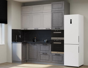 Кухонный угловой гарнитур Аликанте арт.2, 1000х2400 мм, Чесура светлая/Чесура тёмная в Тюмени - mebel-tymen.ru | фото