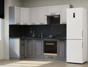 Кухонный угловой гарнитур Аликанте арт.4,1000х2450 мм, Чесура светлая/Чесура тёмная в Тюмени - mebel-tymen.ru | фото