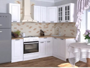Кухонный угловой гарнитур арт.2, 1600x1400, Белый/Вегас в Тюмени - mebel-tymen.ru | фото
