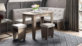 Кухонный уголок «Барселона» Дуб Сонома трюфель, Микровелюр Duna Brilliant в Тюмени - mebel-tymen.ru | фото