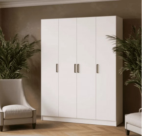 ЛАРС Шкаф комбинированный 1,6 без зеркал (ш1600*г510*в2100мм), ЛДСП Белый в Тюмени - mebel-tymen.ru | фото