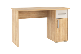 Стол компьютерный 1200 Лайт-1 дуб сонома/белый в Тюмени - mebel-tymen.ru | фото