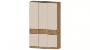 Ленора Шкаф 3х ств. Дуб вотан/Кашемир в Тюмени - mebel-tymen.ru | фото