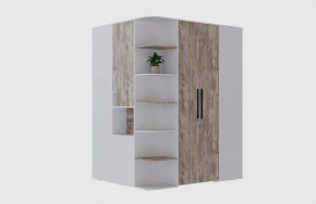 ЛИНЦ Гардеробная (ш1600*г1300*в2100мм), ЛДСП Белый/Дуб юкон в Тюмени - mebel-tymen.ru | фото