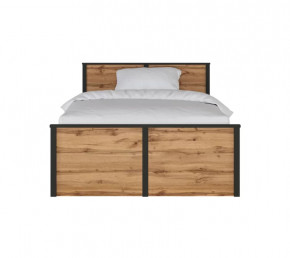 LOFT кровать LOZ120х200 без основания (Дуб вотан/Черный) в Тюмени - mebel-tymen.ru | фото