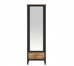 LOFT шкаф SZF1W1S/60 (Дуб вотан/Черный) в Тюмени - mebel-tymen.ru | фото