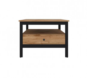 LOFT стол журнальный LAW (Дуб вотан/Черный) в Тюмени - mebel-tymen.ru | фото