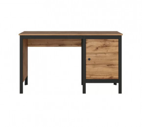 LOFT стол письменный BIU/130 (Дуб вотан/Черный) в Тюмени - mebel-tymen.ru | фото